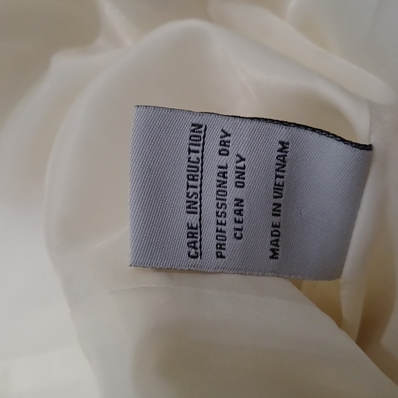 Jessica Simpson Medium creame/off white Short Cotton/polyester trenchcoat. - Picture 11 of 12